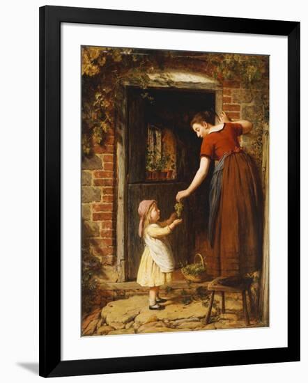Gathering the Grapes, 1875-George Smith-Framed Giclee Print
