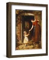 Gathering the Grapes, 1875-George Smith-Framed Giclee Print