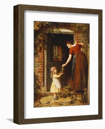 Gathering the Grapes, 1875-George Smith-Framed Giclee Print