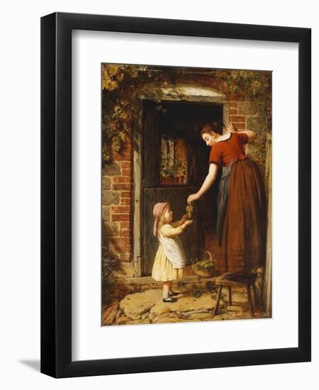 Gathering the Grapes, 1875-George Smith-Framed Giclee Print