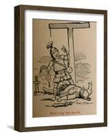 'Gathering the Spoils', 1852-John Leech-Framed Giclee Print