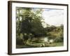 Gathering Watercress on the River Mole, Surrey-William Frederick Witherington-Framed Giclee Print