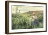 Gathering Wild Flowers-Alfred Augustus Glendenning-Framed Giclee Print