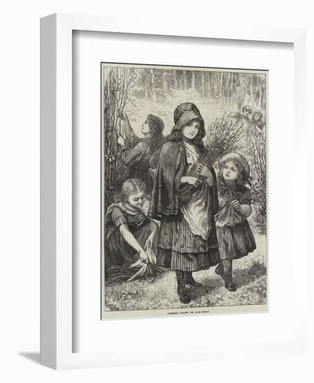 Gathering Willows for Palm Sunday-null-Framed Giclee Print