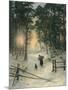 Gathering Winter Fuel-Joseph Farquharson-Mounted Giclee Print