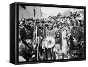 Gathering with Native Americans, Washington D.C., 1936-Harris & Ewing-Framed Stretched Canvas