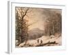 Gathering Wood, 1859-George Henry Durrie-Framed Giclee Print