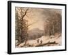 Gathering Wood, 1859-George Henry Durrie-Framed Giclee Print