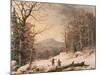Gathering Wood, 1859-George Henry Durrie-Mounted Giclee Print
