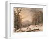 Gathering Wood, 1859-George Henry Durrie-Framed Giclee Print