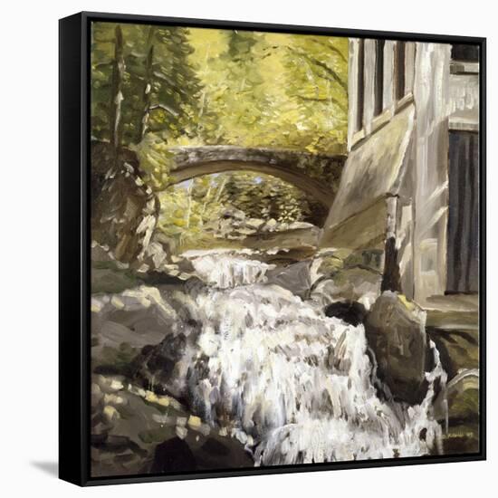 Gatineau Park Ruins-Kevin Dodds-Framed Stretched Canvas