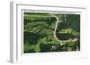 Gatlinburg, Tennessee - Aerial View of City, Entrance to the Great Smoky Mts. Nat'l Park, c.1941-Lantern Press-Framed Art Print