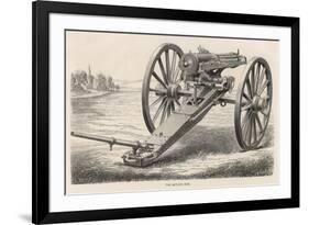 Gatling Gun-null-Framed Art Print