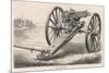 Gatling Gun-null-Mounted Art Print