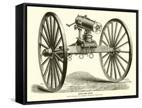 Gatling Gun-null-Framed Stretched Canvas