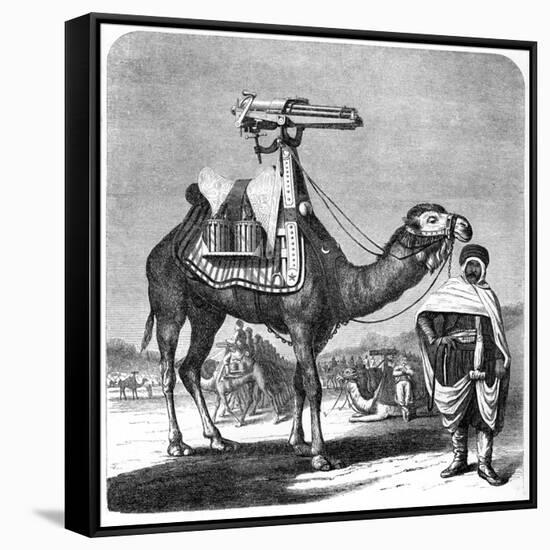 Gatling Rapid Fire Gun, 1862-null-Framed Stretched Canvas