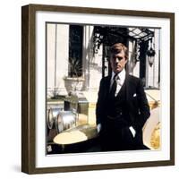 Gatsby le Magnifique THE GREAT GATSBY by Jack Clayton with Robert Redford, 1974 (photo)-null-Framed Photo