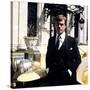 Gatsby le Magnifique THE GREAT GATSBY by Jack Clayton with Robert Redford, 1974 (photo)-null-Stretched Canvas