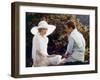 Gatsby le Magnifique THE GREAT GATSBY by Jack Clayton with Robert Redford and Mia Farrow, 1974 (pho-null-Framed Photo