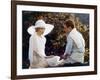 Gatsby le Magnifique THE GREAT GATSBY by Jack Clayton with Robert Redford and Mia Farrow, 1974 (pho-null-Framed Photo