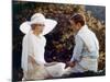 Gatsby le Magnifique THE GREAT GATSBY by Jack Clayton with Robert Redford and Mia Farrow, 1974 (pho-null-Mounted Photo