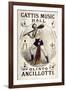 Gatti's Music Hall, Lambeth. "Olinto Ancollotti", 1881.-Henry Evanion-Framed Giclee Print
