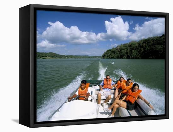 Gatun Lake, Soberania Forest National Park, Panama Canal, Panama, Central America-Sergio Pitamitz-Framed Stretched Canvas