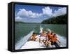 Gatun Lake, Soberania Forest National Park, Panama Canal, Panama, Central America-Sergio Pitamitz-Framed Stretched Canvas