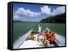 Gatun Lake, Soberania Forest National Park, Panama Canal, Panama, Central America-Sergio Pitamitz-Framed Stretched Canvas