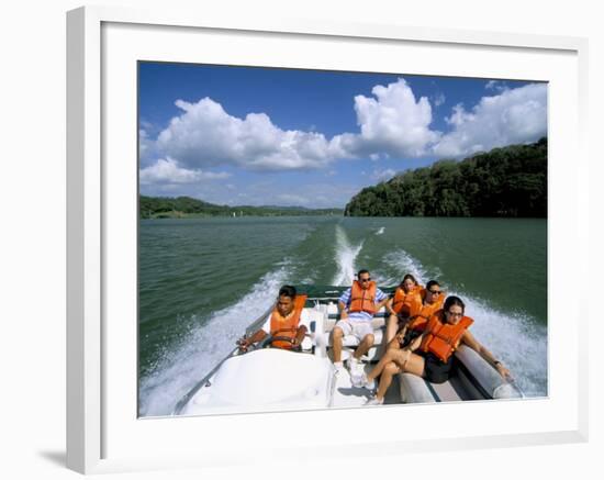Gatun Lake, Soberania Forest National Park, Panama Canal, Panama, Central America-Sergio Pitamitz-Framed Photographic Print