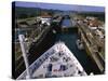 Gatun Lock, Panama Canal, Panama, Central America-Ken Gillham-Stretched Canvas