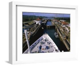 Gatun Lock, Panama Canal, Panama, Central America-Ken Gillham-Framed Photographic Print