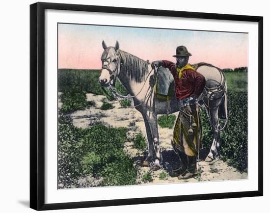 Gaucho, Argentina, Early 20th Century-null-Framed Giclee Print
