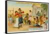 Gaucho Dancers-null-Framed Stretched Canvas