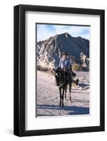 Gaucho in Quebrada de las Flechas near Salta, Argentina-null-Framed Art Print