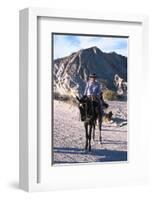 Gaucho in Quebrada de las Flechas near Salta, Argentina-null-Framed Art Print