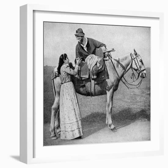 Gaucho Sweethearts Exchange Mate Cups, Argentina, 1922-null-Framed Giclee Print