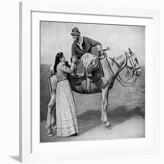 Gaucho Sweethearts Exchange Mate Cups, Argentina, 1922-null-Framed Giclee Print