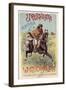 Gaucho Using Bolas-null-Framed Art Print