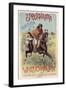 Gaucho Using Bolas-null-Framed Art Print