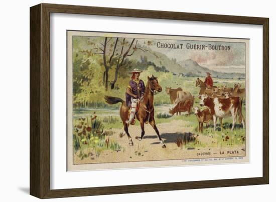 Gauchos, Argentina-null-Framed Giclee Print