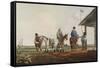 Gauchos at Door of Pulperia (Local Food Store and Saloon) Two Leagues from Buenos Aires-null-Framed Stretched Canvas