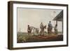 Gauchos at Door of Pulperia (Local Food Store and Saloon) Two Leagues from Buenos Aires-null-Framed Premium Giclee Print