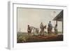 Gauchos at Door of Pulperia (Local Food Store and Saloon) Two Leagues from Buenos Aires-null-Framed Premium Giclee Print