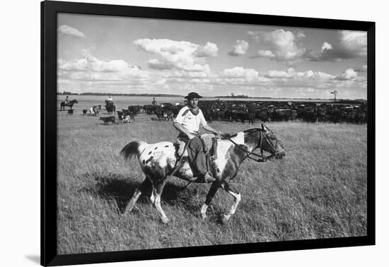 Gauchos at Work-Mario de Biasi-Framed Premium Giclee Print