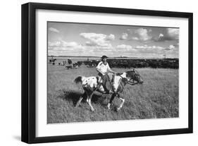 Gauchos at Work-Mario de Biasi-Framed Giclee Print