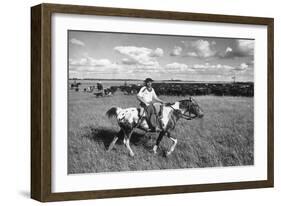 Gauchos at Work-Mario de Biasi-Framed Premium Giclee Print