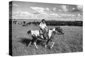 Gauchos at Work-Mario de Biasi-Stretched Canvas