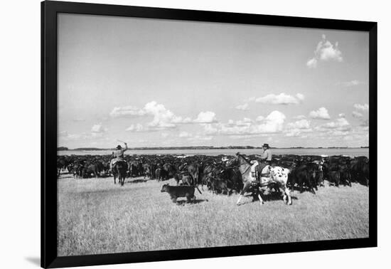 Gauchos at Work-Mario de Biasi-Framed Giclee Print