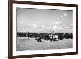 Gauchos at Work-Mario de Biasi-Framed Giclee Print